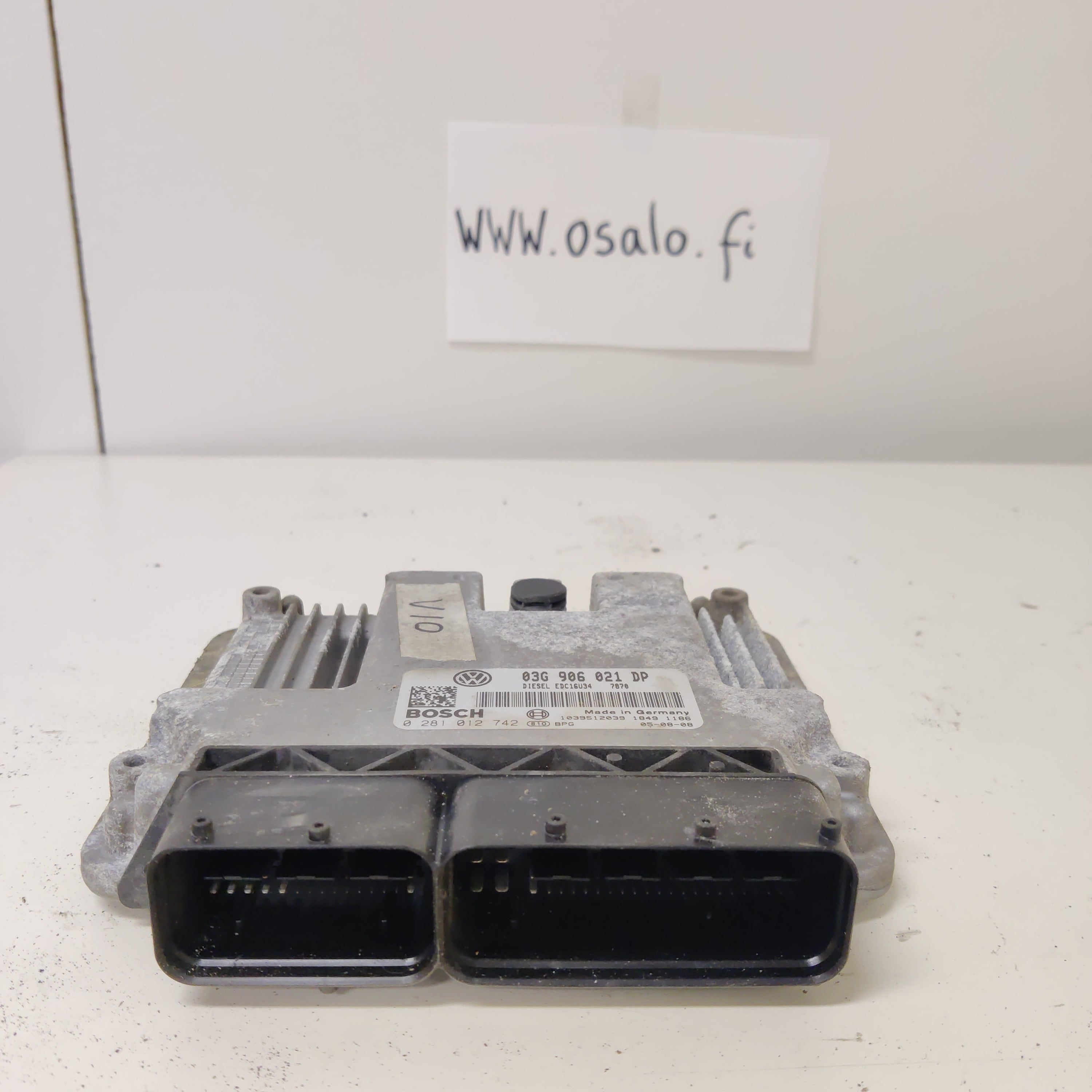 Ruiskutuspumppu Diesel Ohjausyksikkö, VW Passat Sedan 1.9 TDI 2005, 03G906021DP