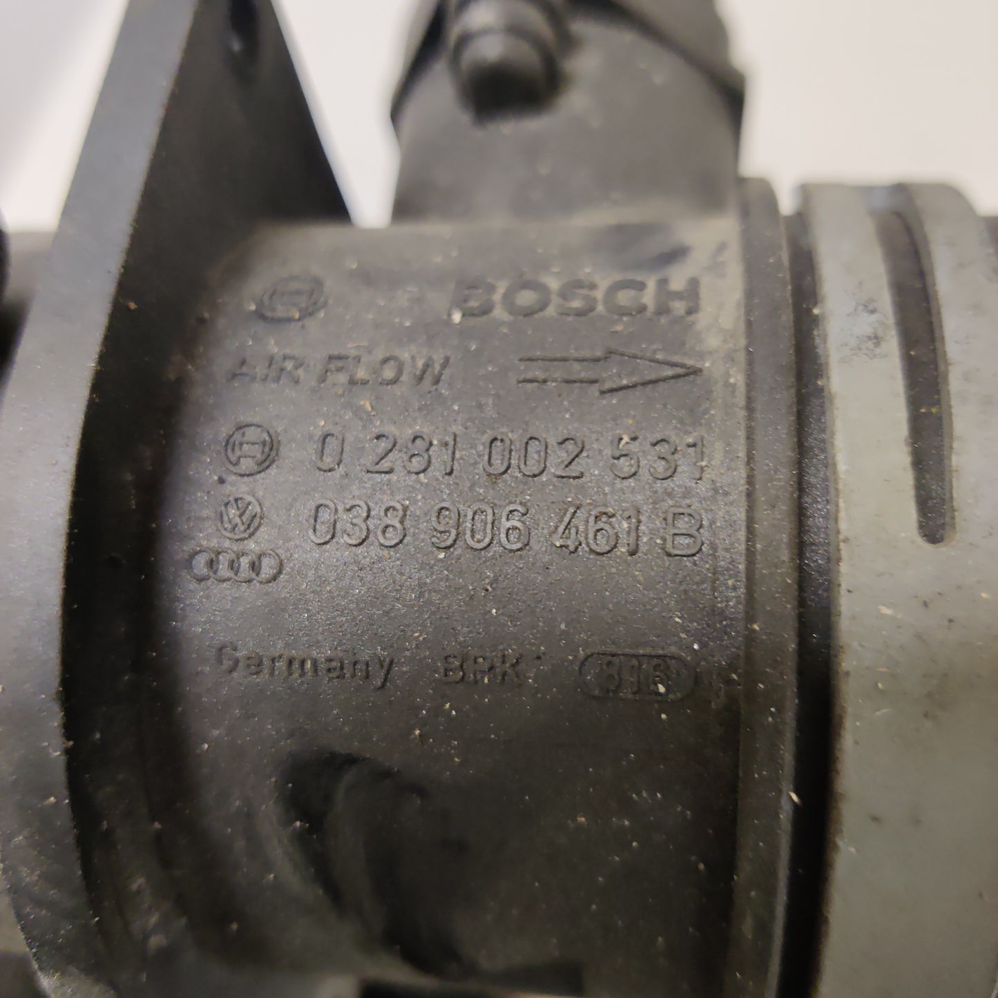 Ilmamassamittari, VW Passat Sedan 1.9 TDI 2005, 0281002531, 038906461B