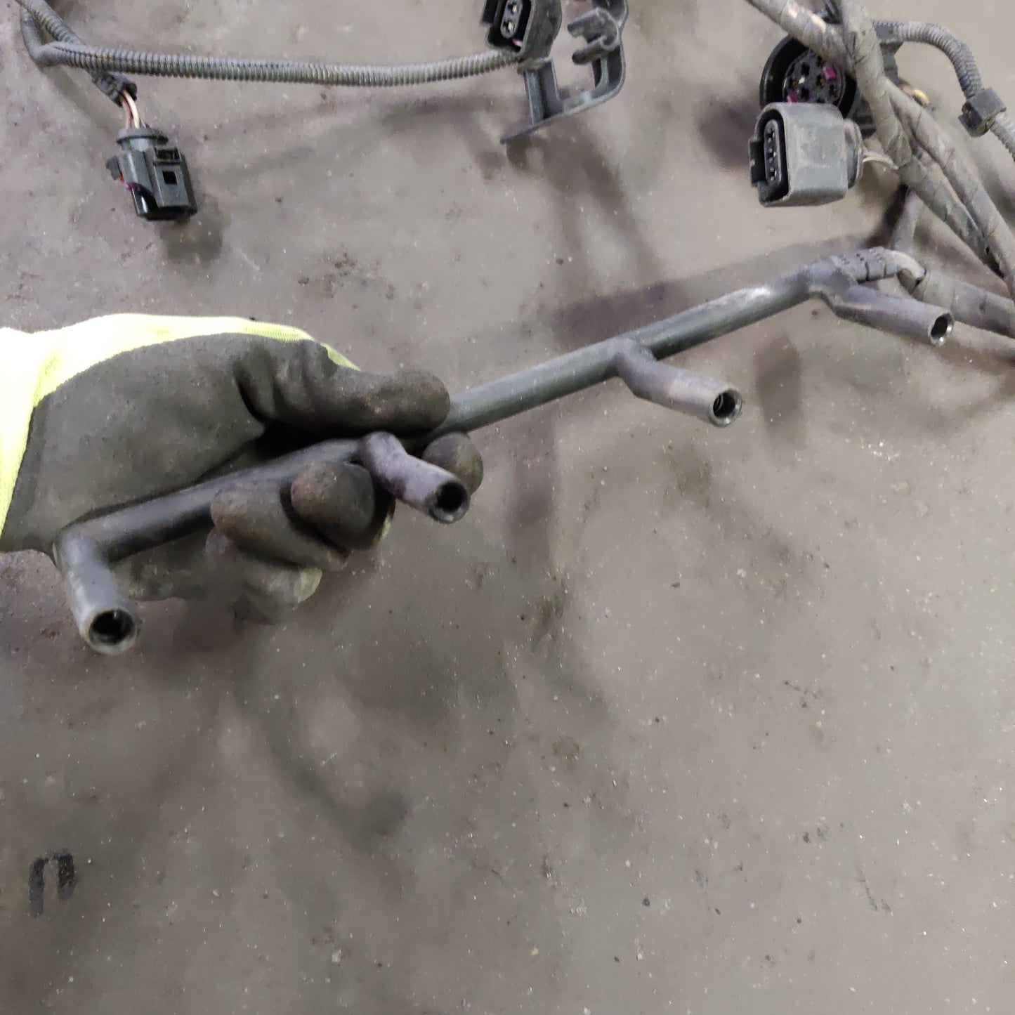 Moottorin asennusjohtosarja, VW Passat Sedan 1.9 TDI 2005, 07Z906379A