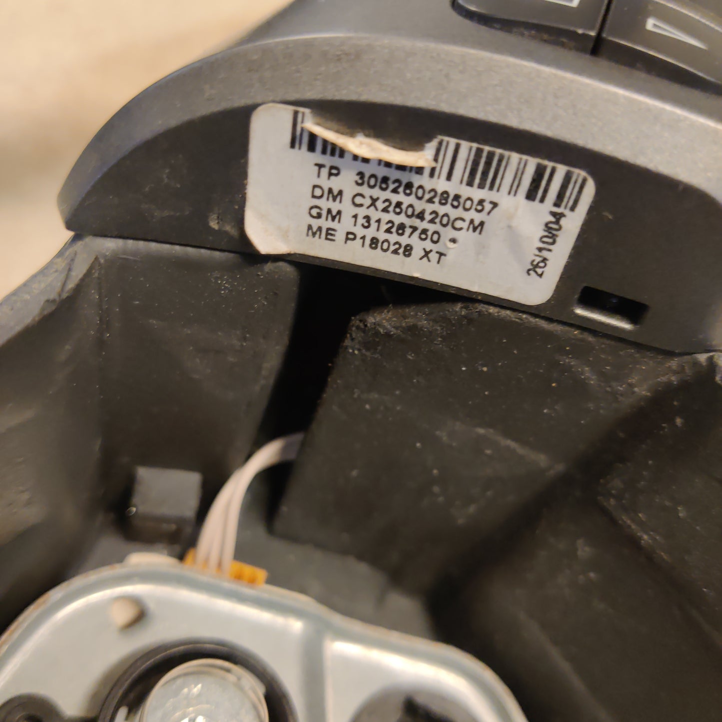 Ohjauspyörä turvatyynyllä Opel Astra H 2005 Diesel 498997212