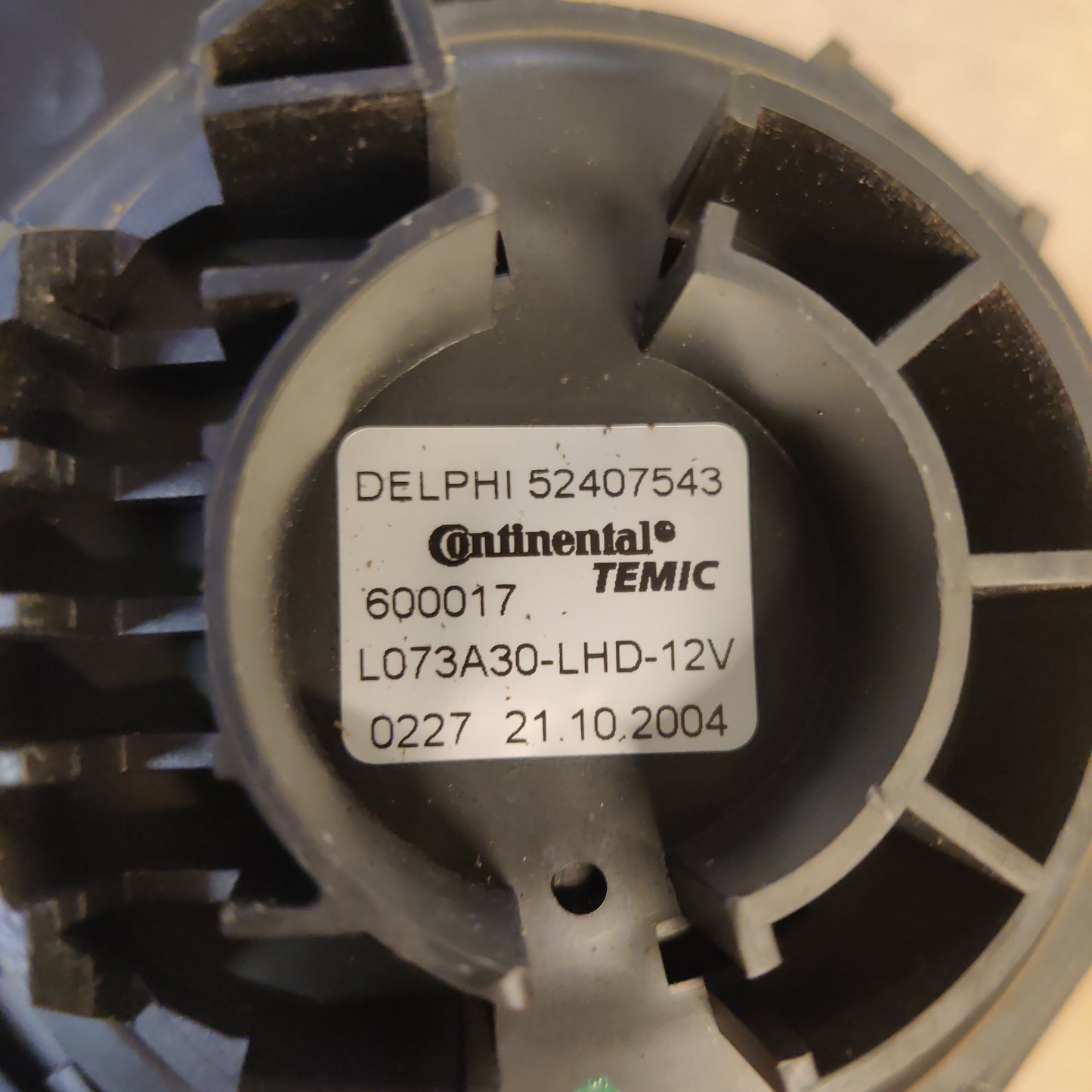 Lämmityslaitteen puhallin Opel Astra H 2005 Diesel 52407543