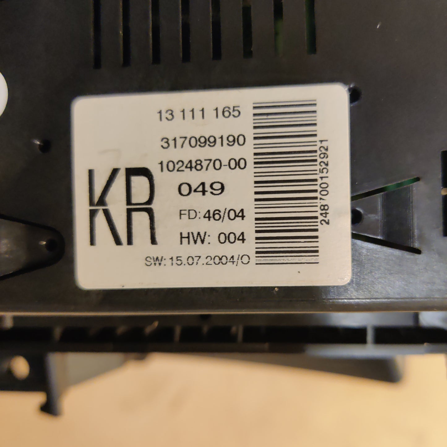 Ajotietokone Opel Astra H 2005 Diesel 13111165