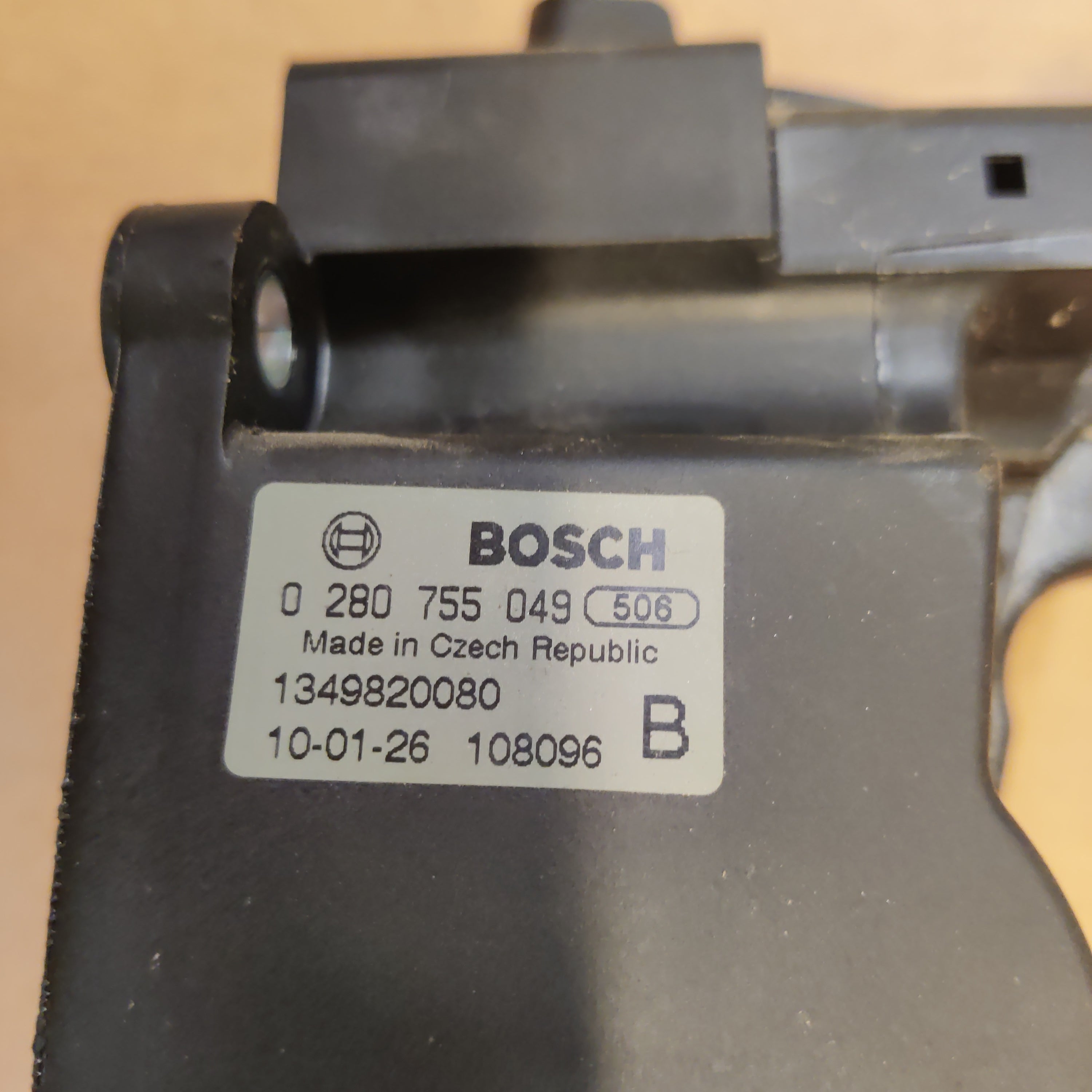 Kaasupoljin Bosch Citroen Jumper II Bussi 2.2 HDi 100 2010, 0280755049