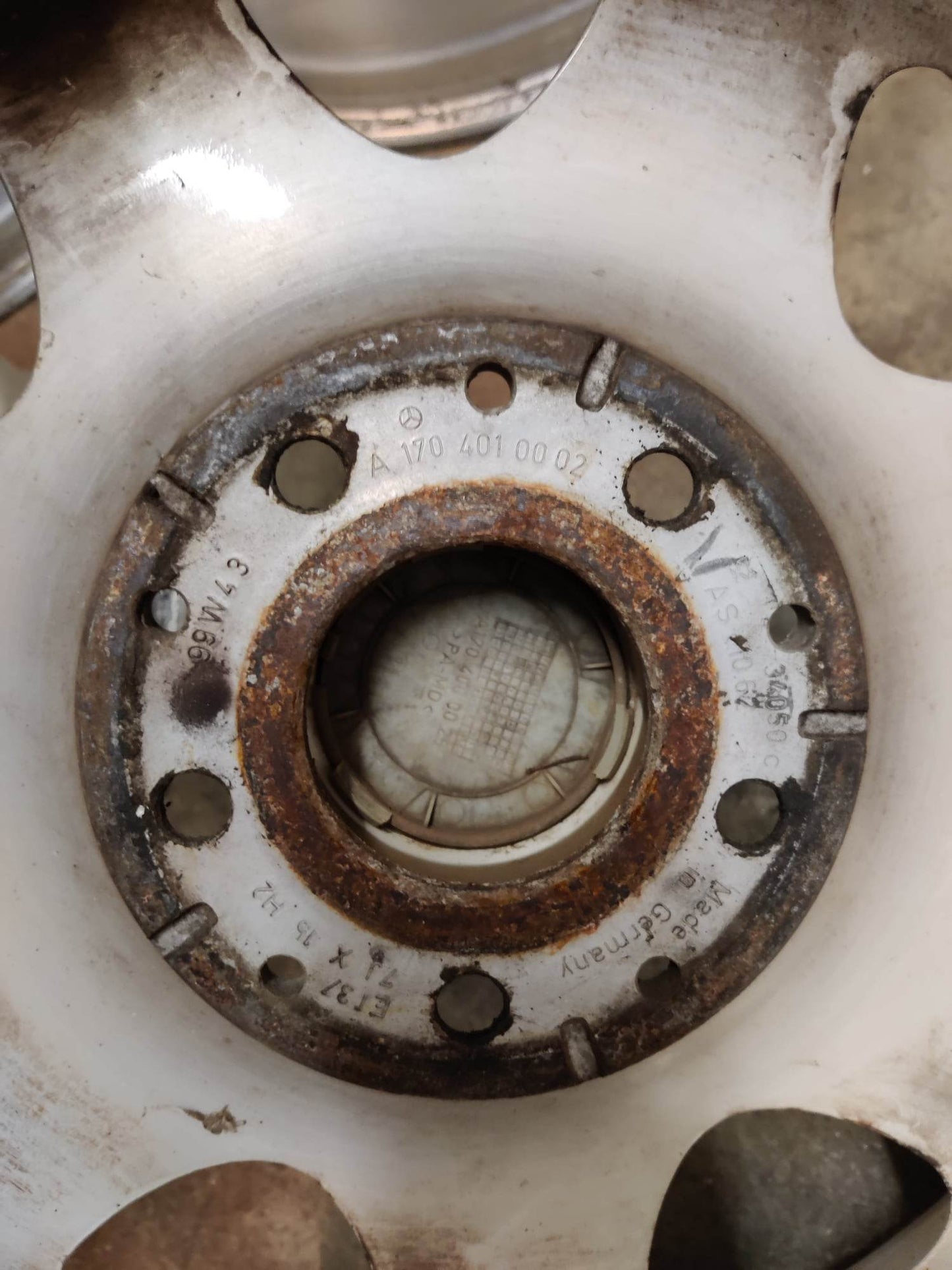 Vannesarja Mercedes-Benz SLK R170, 5x112 7x15 ET37, A1704010002 KÄYTETTY