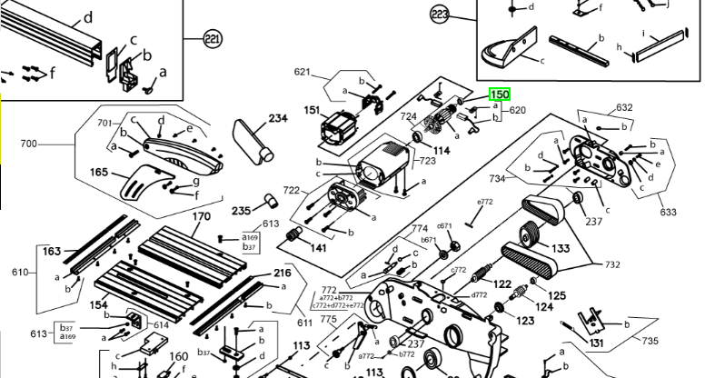 Kuulalaakeri Ryobi Jiirisaha ETMS1825 5131003357