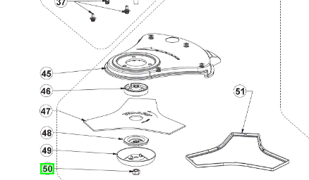 Mutteri Ryobi raivaussaha RBC18X20B4, 5131033131