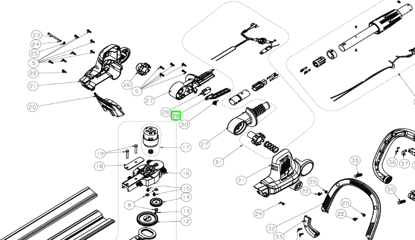 Trigger Ryobi OHT1850X 5131028940