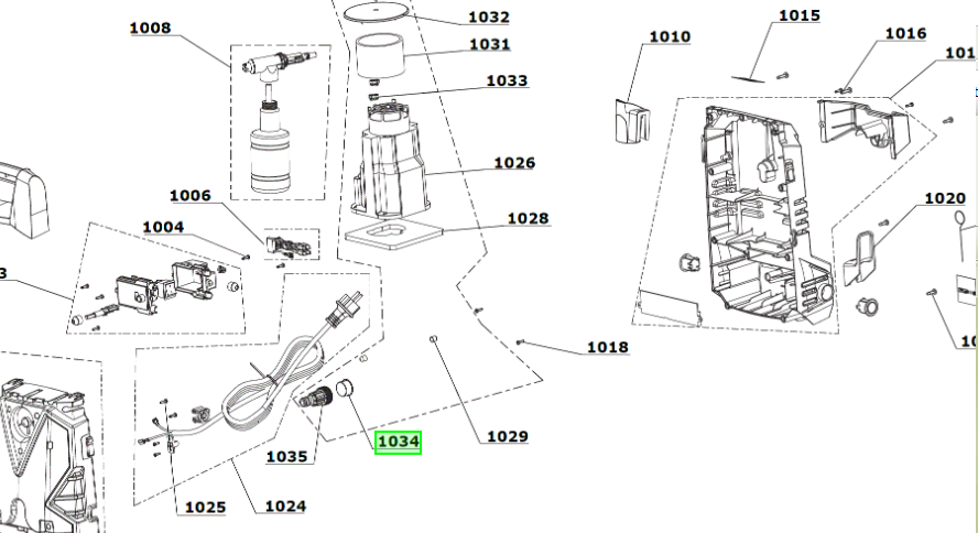 Vastaanotin Ryobi painepesuri RPW110B, 5131041683