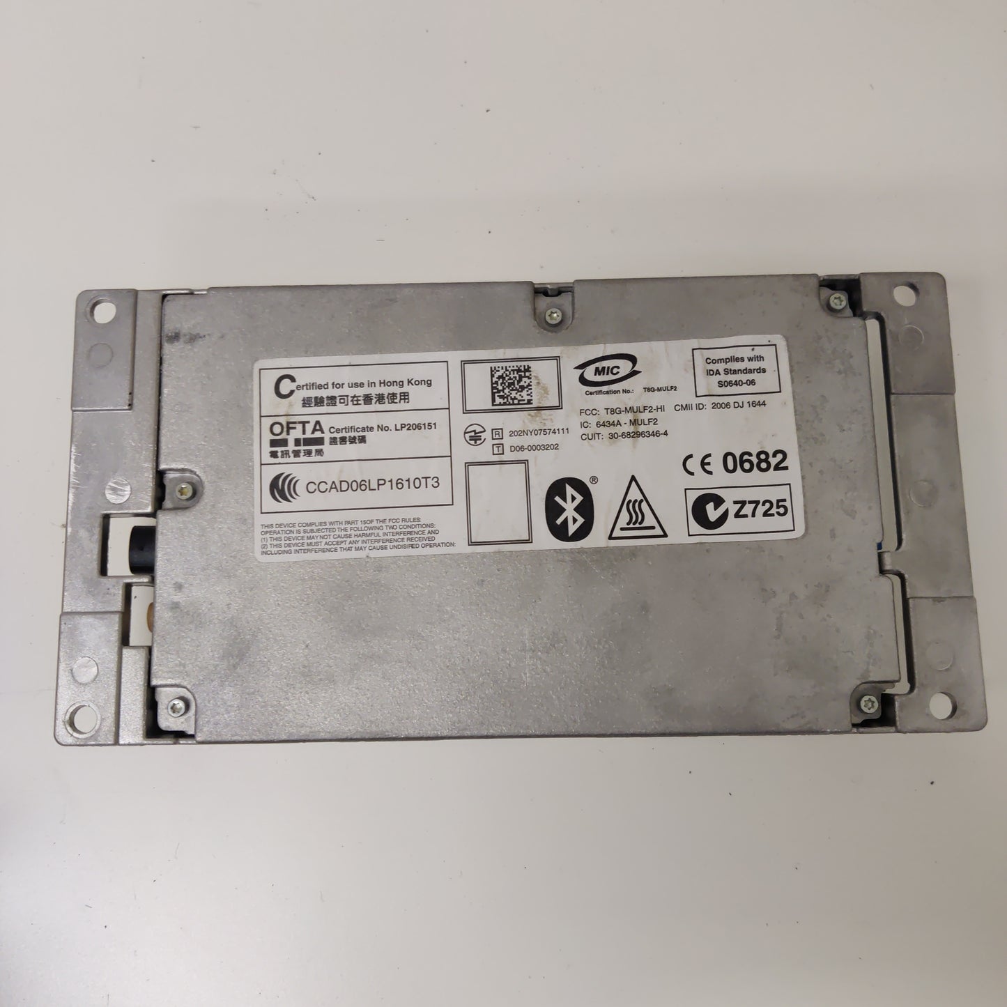 Bluetooth ohjausyksikkömoduuli BMW 5 E61 520D Far 2008, 84-10-9178898-01