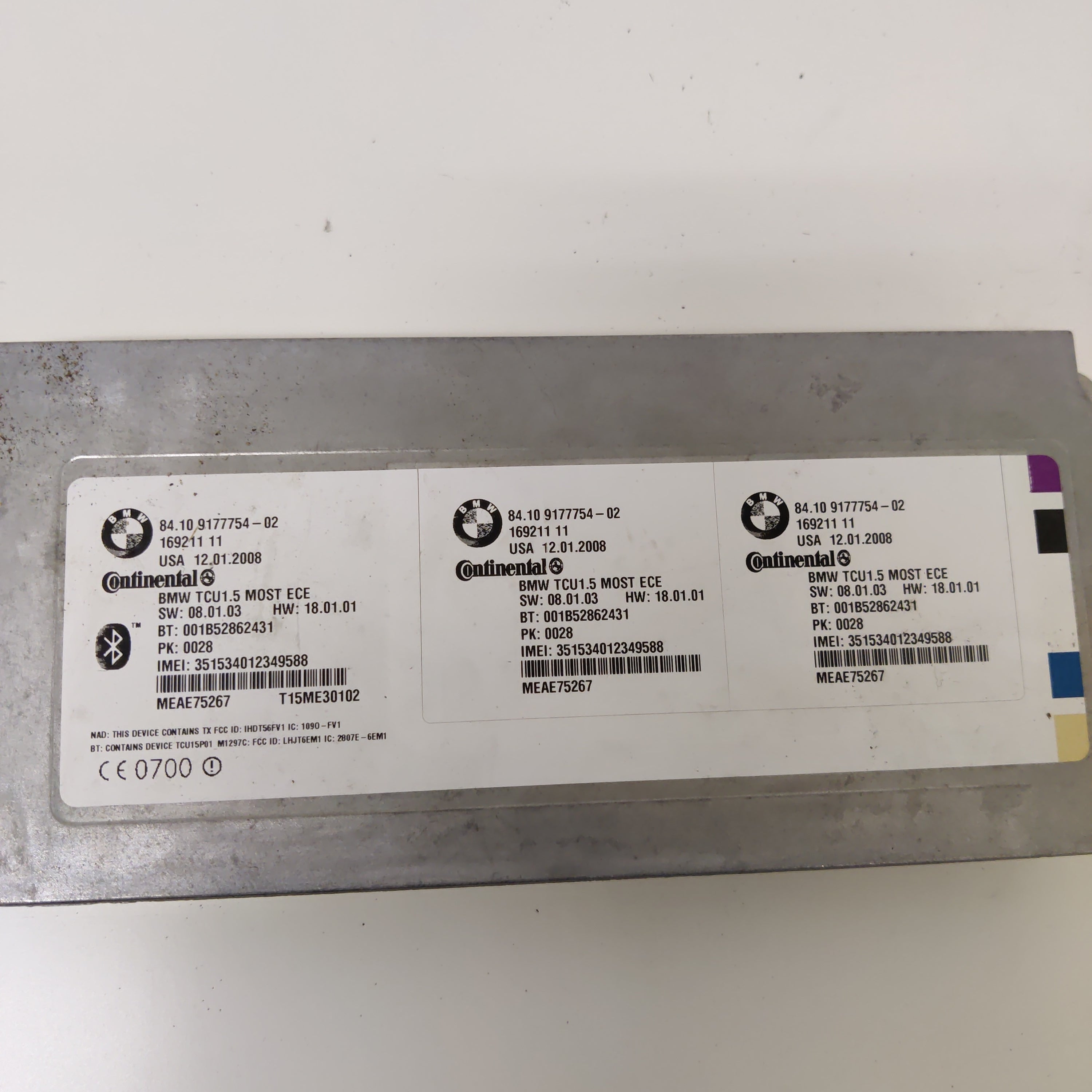 Bluetooth styrenhet/modul BMW 5 E61 520D Far 2008