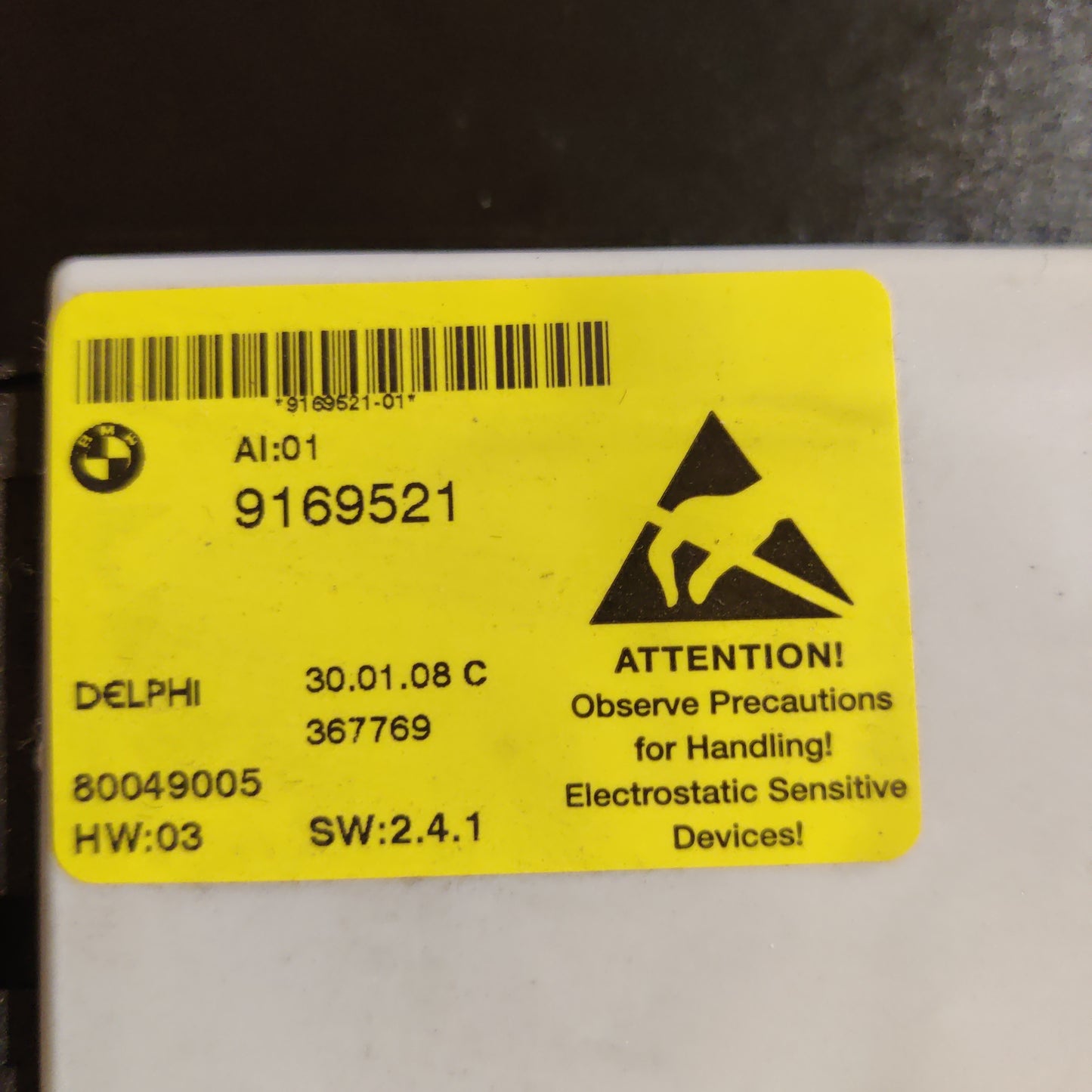 Keskikonsolin ohjainlaite BMW 5 E61 520D Far 2008