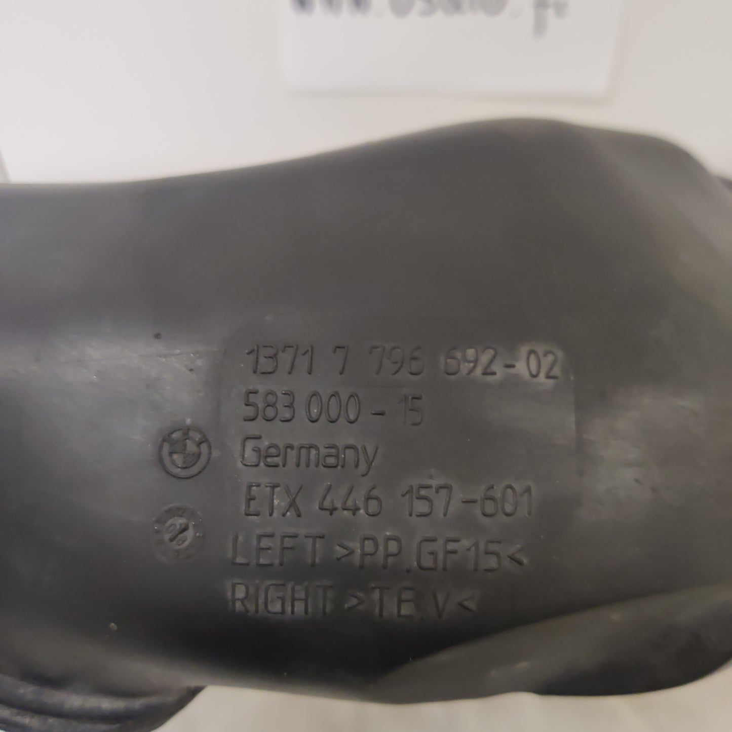 Ilmanottokanavan putki BMW 5 E61 520D Farmari 2008