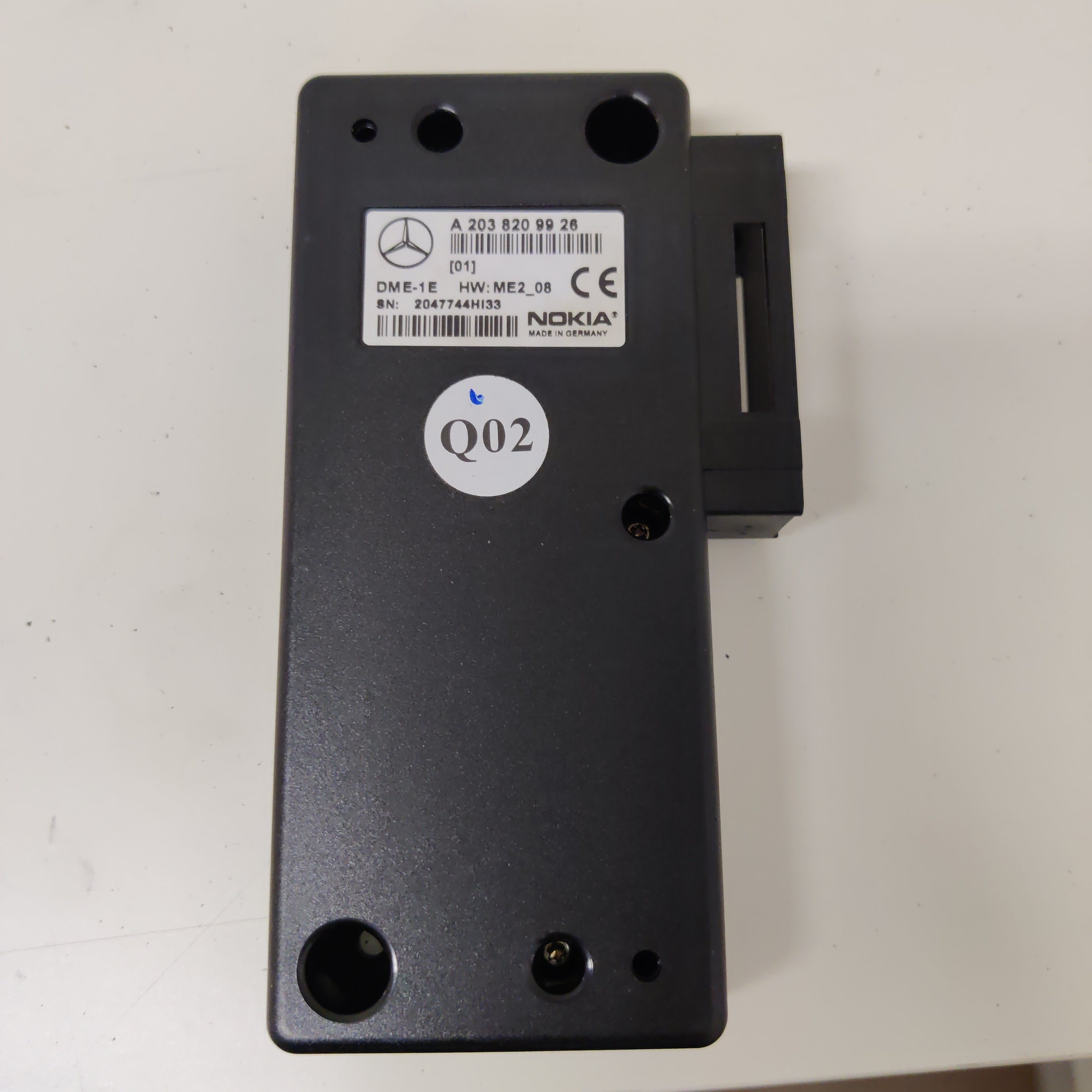 Ohjainyksikkö/Käyttöyksikkö puhelin, MB C-CLASS W203 2000, A2038209926