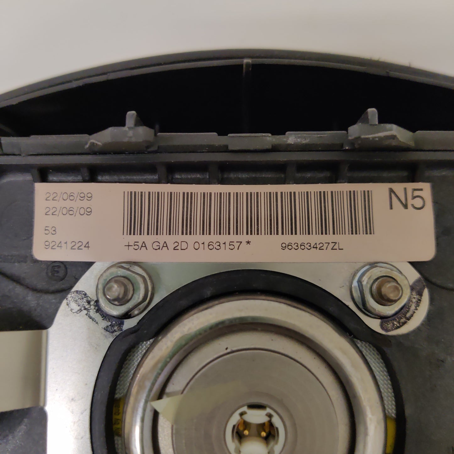 Turvatyyny, kuljettajan puoli, Peugeot 4D HATCHBACK 306, 96363427ZL