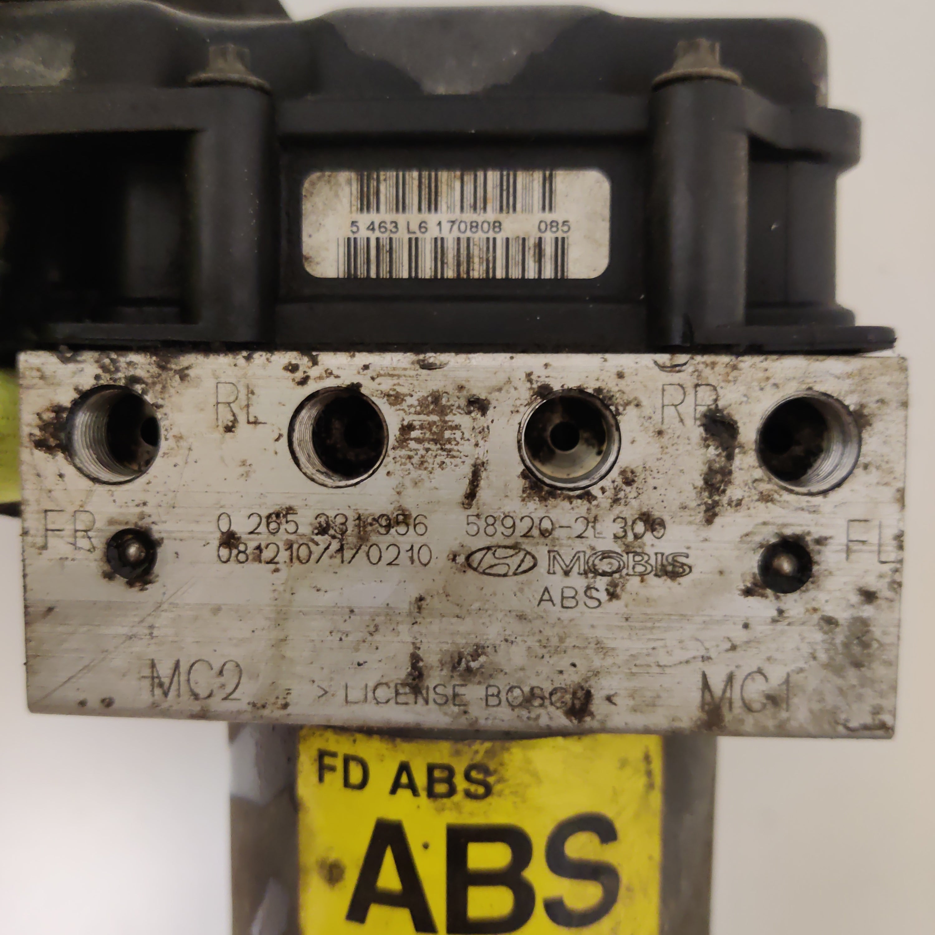 ABS hydraulipumppu, Hyundai i30 cw 1.6 Farmari 2009, 58920-2L300, 589202L300, 0265800636