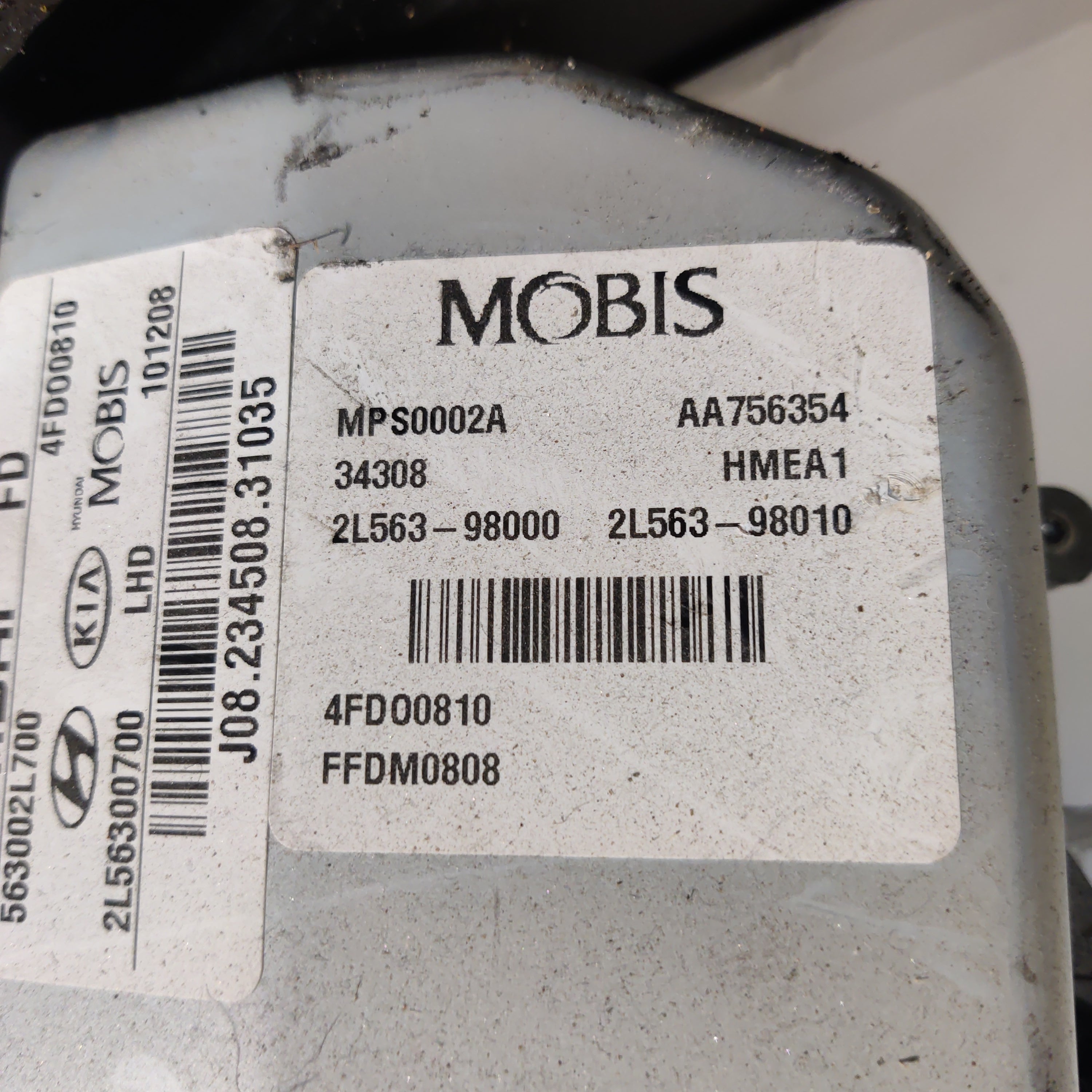 Ohjauspyöräakseli, Hyundai i30 cw 1.6 Farmari 2009, 2L56300700