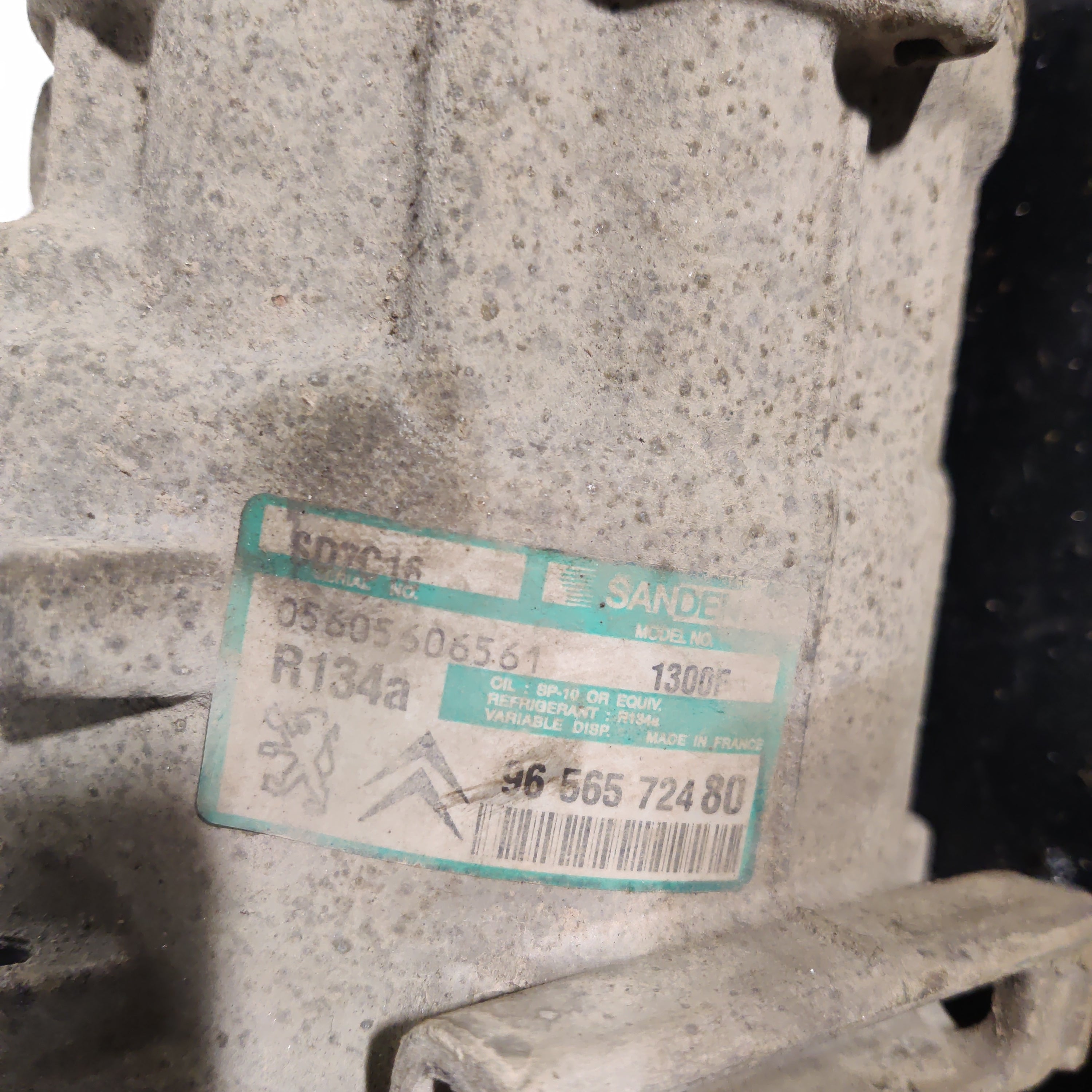 Ilmastointikompressori, Peugeot 5D 407 SW 2.0 Farmari 2005, 9656572480