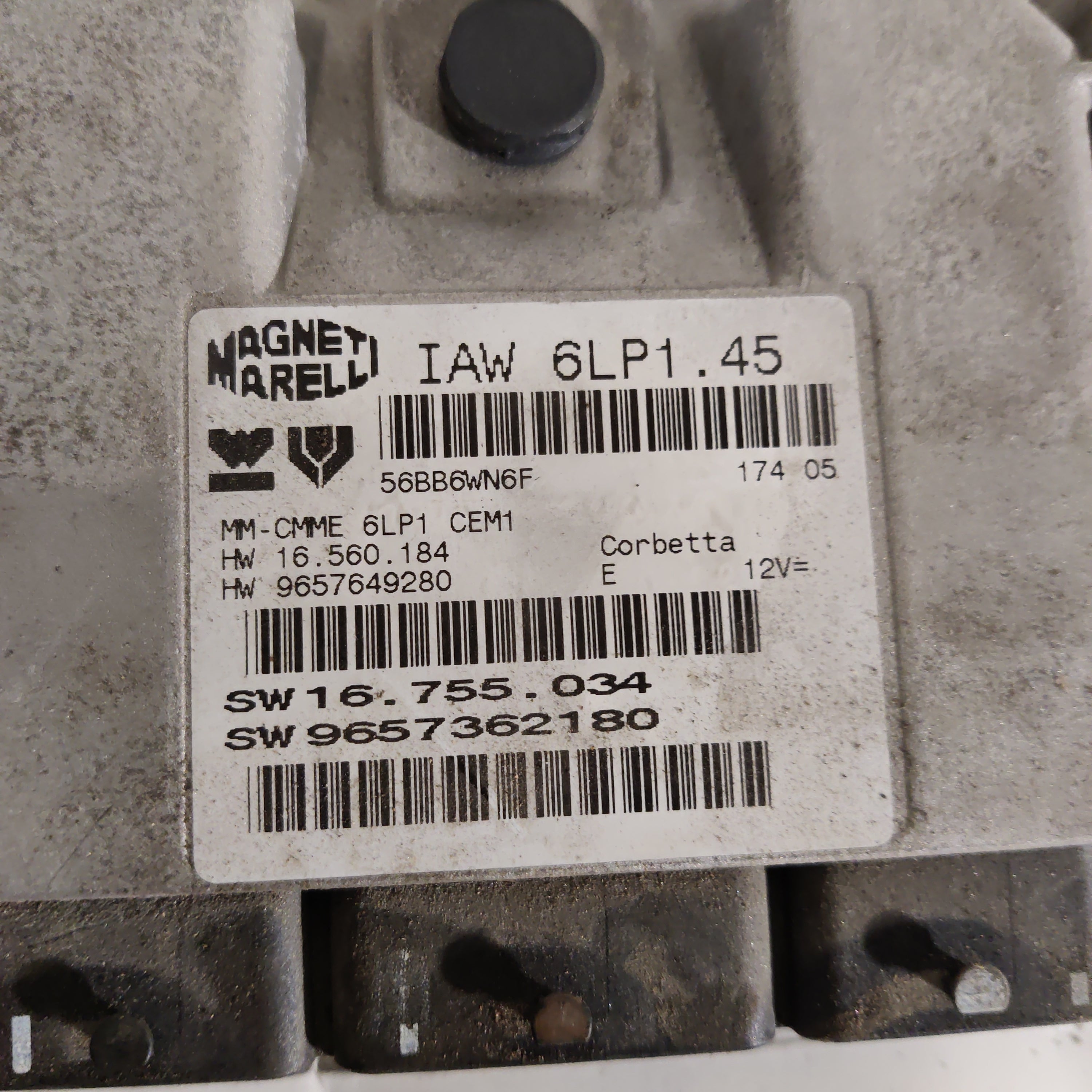 Moottoriohjainyksikkö ECU, Peugeot 5D 407 SW 2.0 Farmari 2005, 9657362180