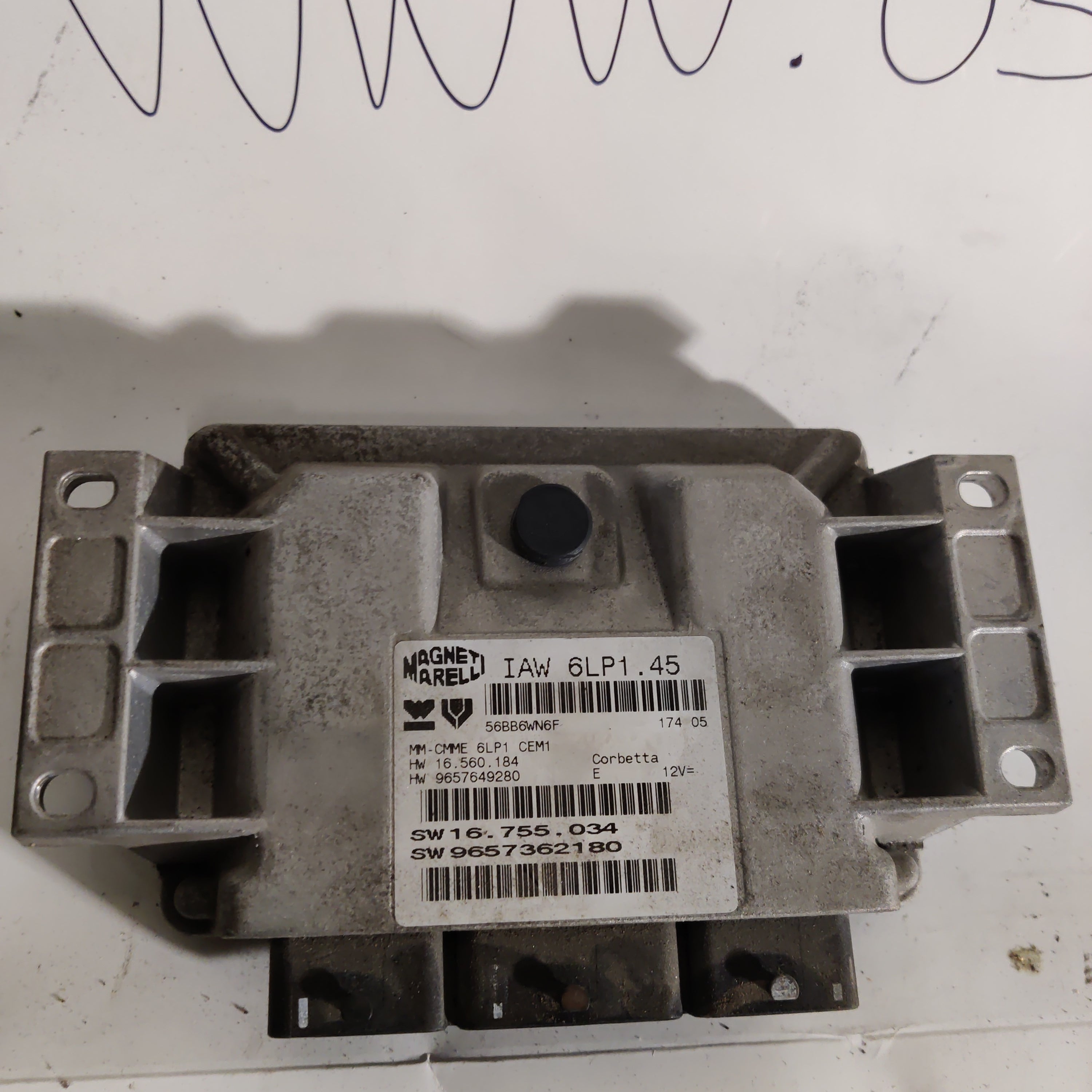Moottoriohjainyksikkö ECU, Peugeot 5D 407 SW 2.0 Farmari 2005, 9657362180