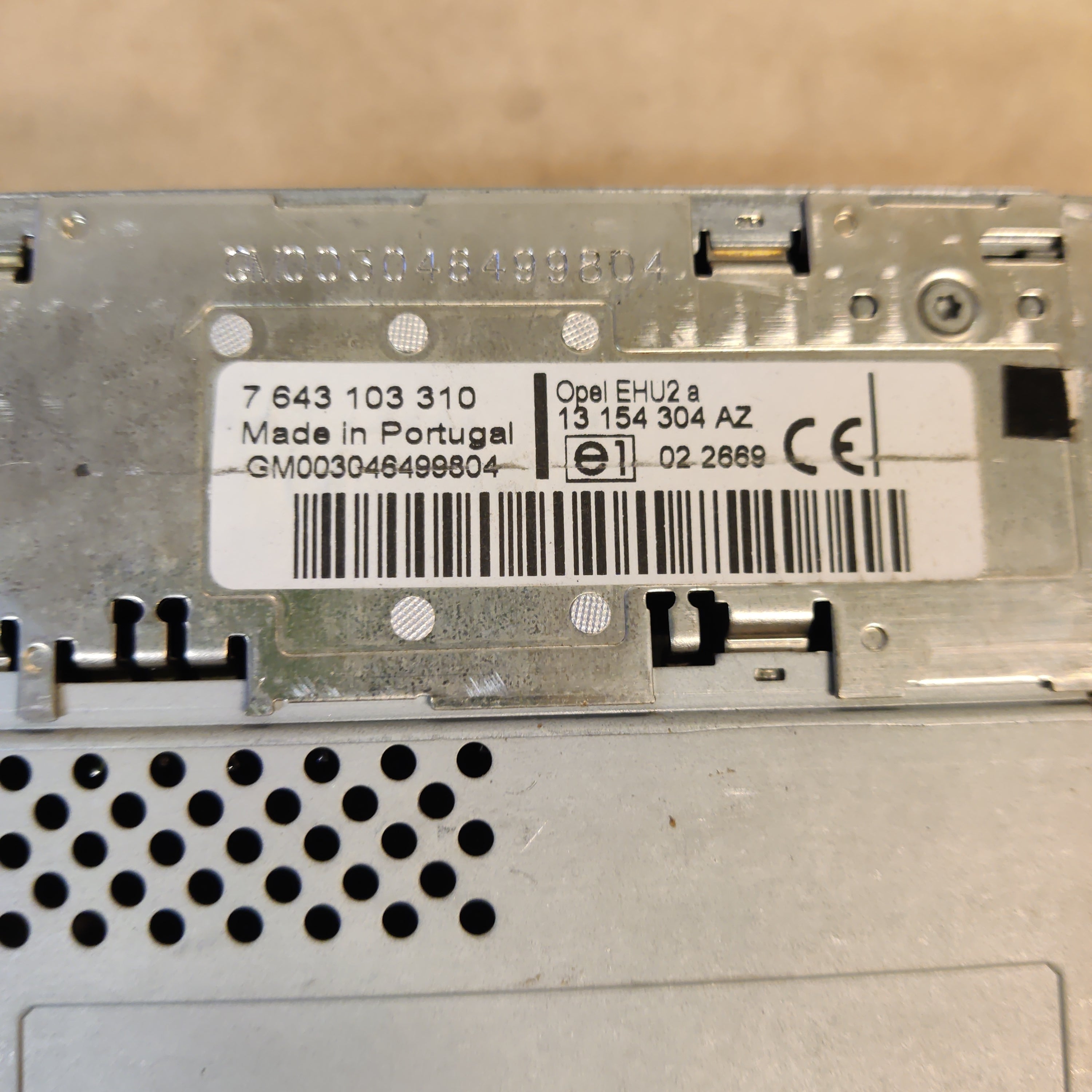 Radio CD / Käyttöpaneeli Opel Astra H 2005 Diesel 13154304