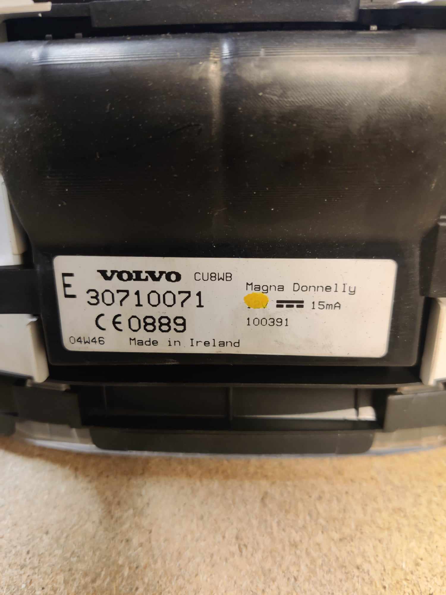 Mittaristo Volvo V50 1.8 bensa 2004 30710071