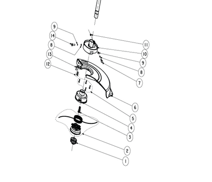 Siimapään kiinnikkeet Ryobi RLT1038, 5131029129