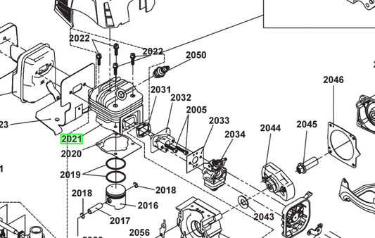 Sylinteri Ryobi RBC52FSBOS 51331036845