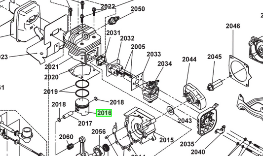 Mäntä Ryobi RBC52FSBOS 5131036840