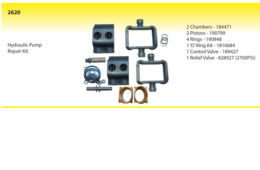 Hydraulipumpun korjaussarja MF 2620 POISTOTUOTE