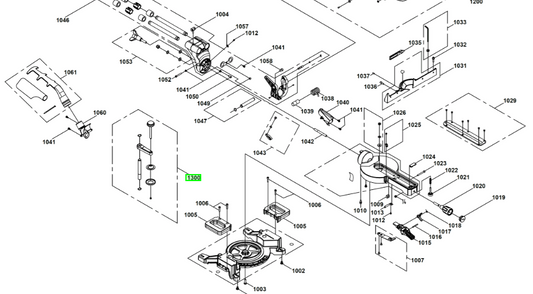 Kiinnitysosa jiirisaha RMS18190-0 Ryobi, 5131045963