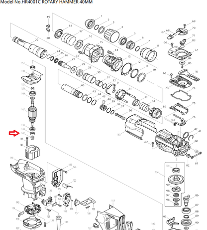 Shoulder sleeve Makita 324390-0