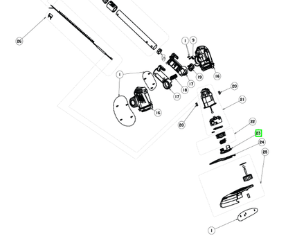 Teräkansi/ Cover Ryobi RLT4027, RLT4125, 5131034887