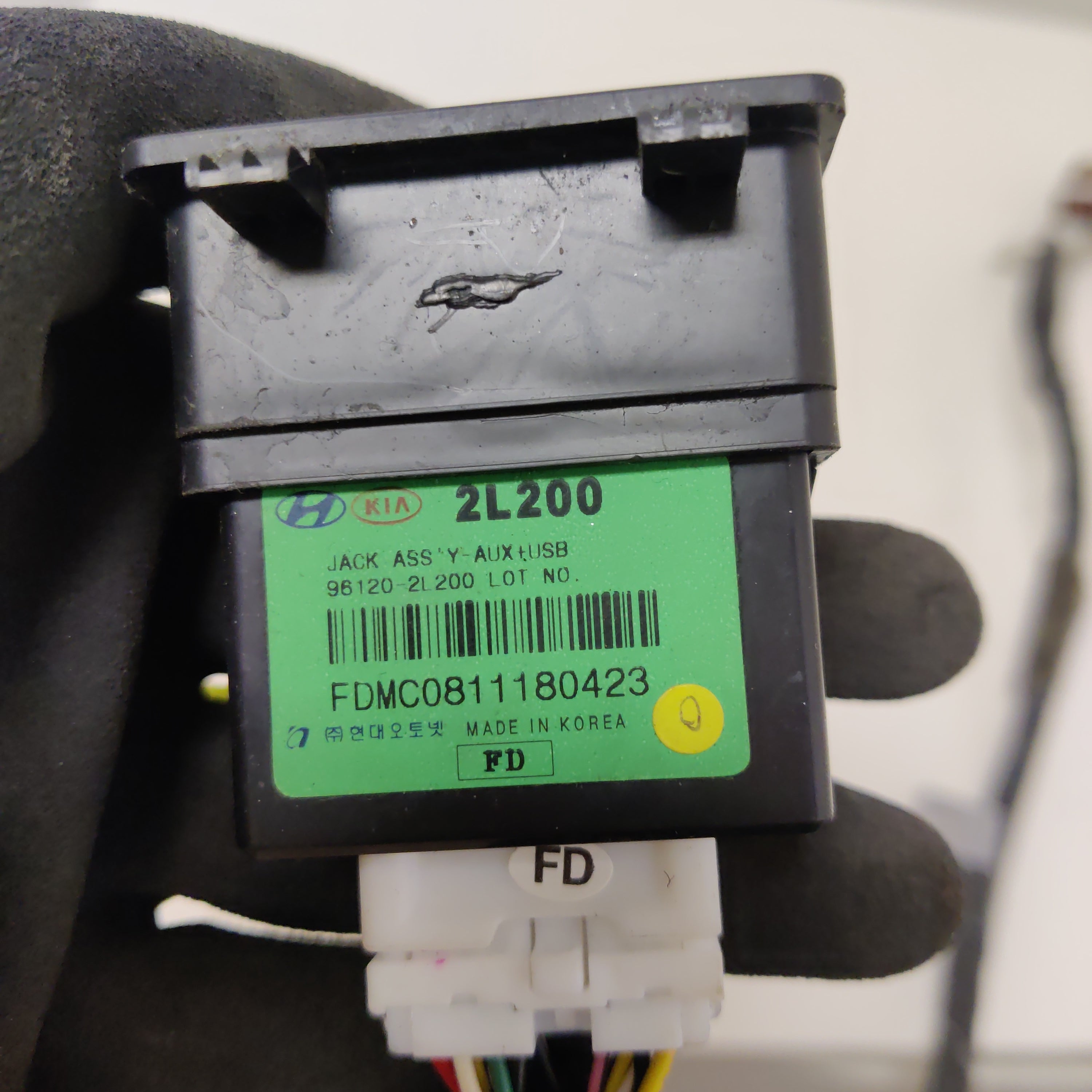 Ohjausyksikkö, audio + usb-pistoke, Hyundai i30 cw 1.6 Farmari 2009, 96120-2L200
