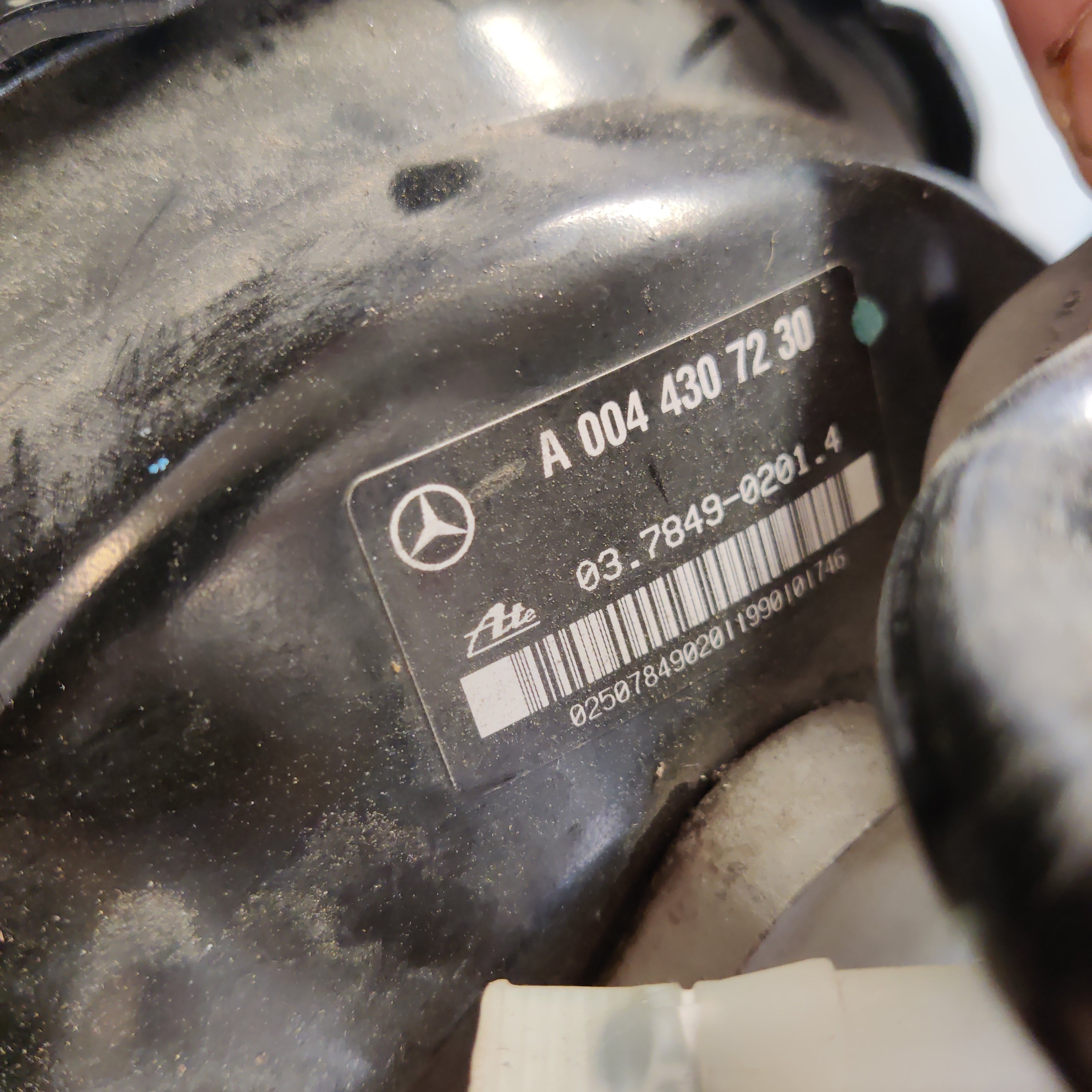 Jarrutehostin, MB C-CLASS W203 2000, A0044307230