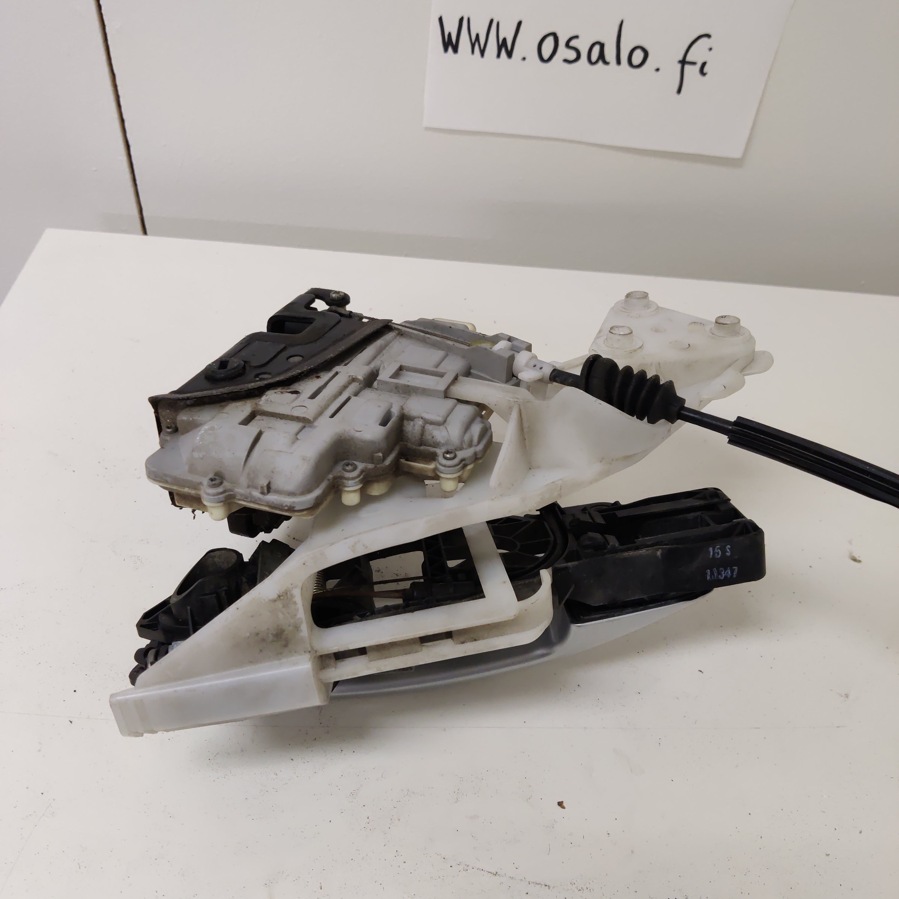 Takaoven lukko ja kahva, vasen,  Vw Passat 2.0 TDI Farmari 2008, CZ3C4839016A