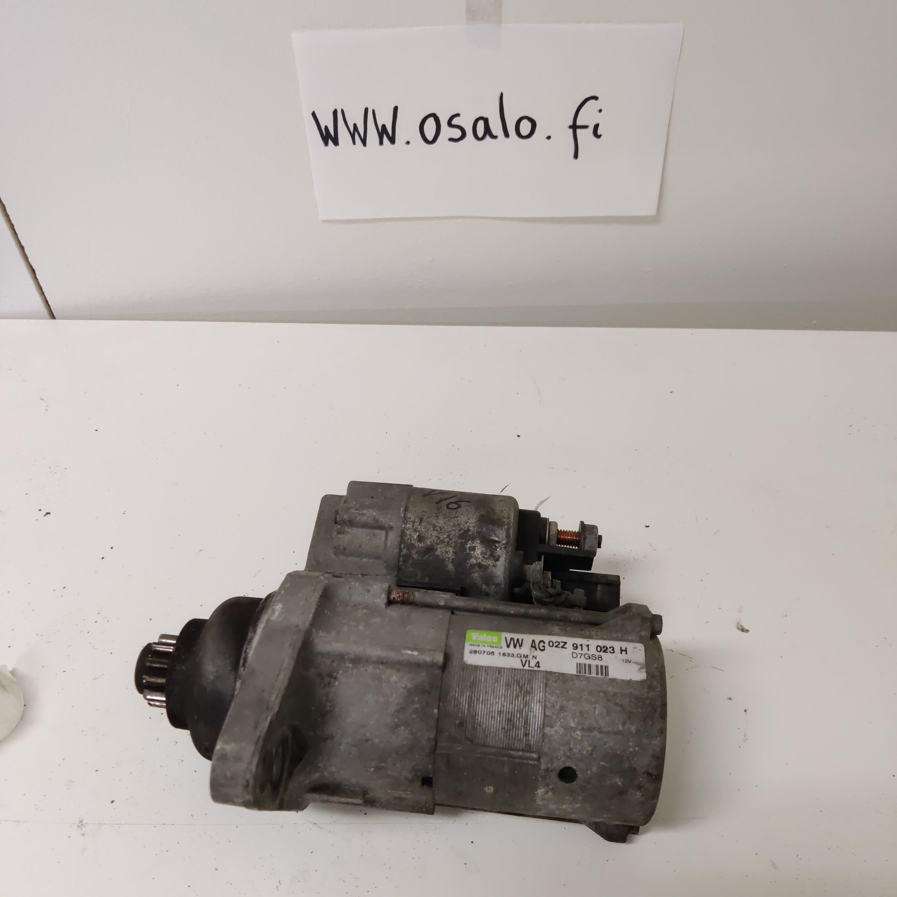 Käynnistysmoottori Diesel, VW Passat Sedan 1.9 2005, Valeo 02Z911023H